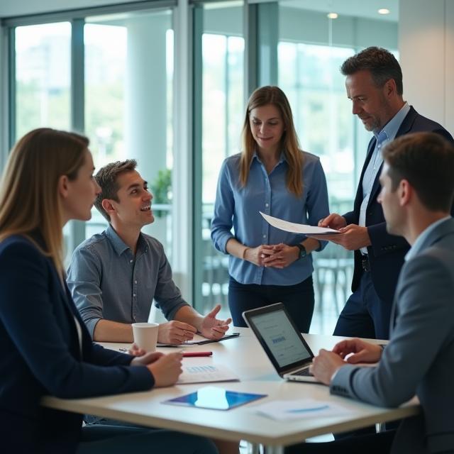 Buckeye Financial advisors discussing strategy